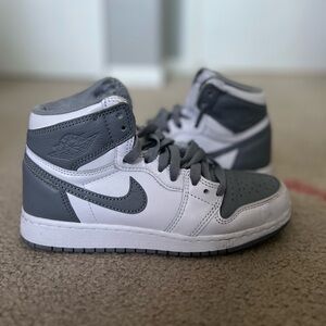 Grey Nike Air Jordans